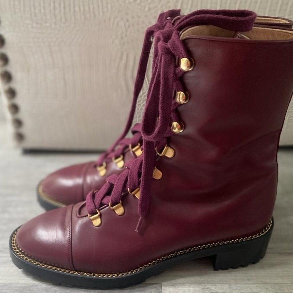 Stuart Weitzman Lace Up Booties NEW
